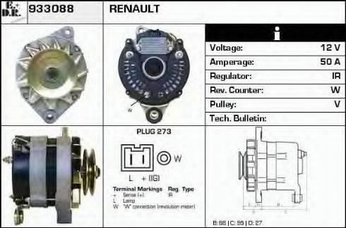 EDR 933088 - Alternator www.molydon.hr