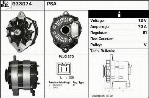 EDR 933074 - Alternator www.molydon.hr