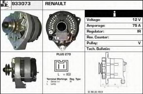 EDR 933073 - Alternator www.molydon.hr