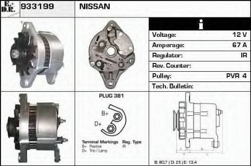 EDR 933199 - Alternator www.molydon.hr