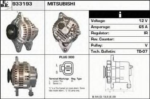 EDR 933193 - Alternator www.molydon.hr