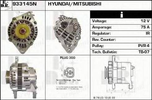 EDR 933145N - Alternator www.molydon.hr