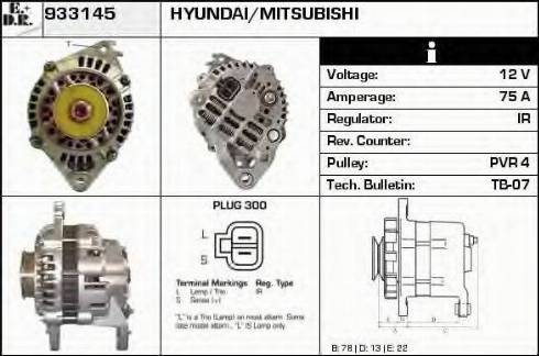 EDR 933145 - Alternator www.molydon.hr