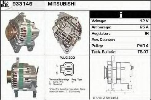 EDR 933146 - Alternator www.molydon.hr