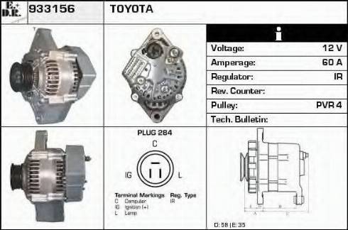 EDR 933156 - Alternator www.molydon.hr