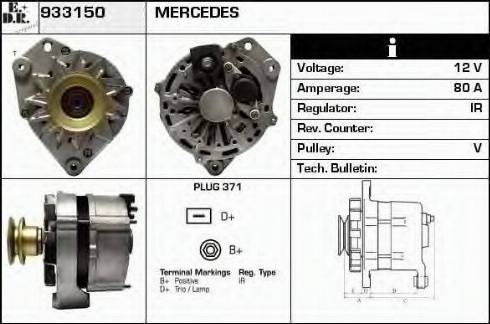 EDR 933150 - Alternator www.molydon.hr