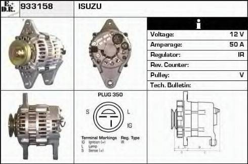 EDR 933158 - Alternator www.molydon.hr