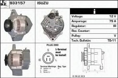 EDR 933157 - Alternator www.molydon.hr