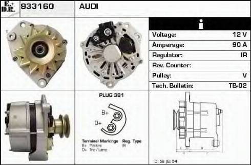 EDR 933160 - Alternator www.molydon.hr