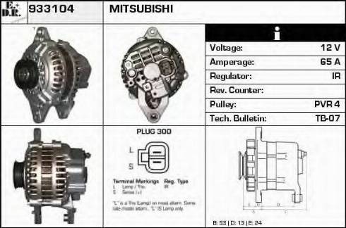 EDR 933104 - Alternator www.molydon.hr