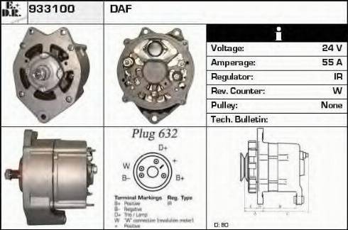 EDR 933100 - Alternator www.molydon.hr