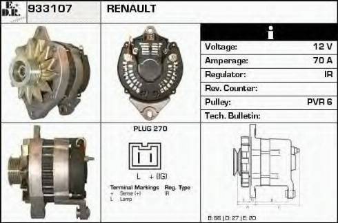 EDR 933107 - Alternator www.molydon.hr