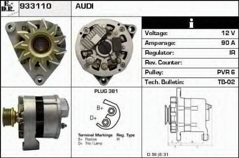 EDR 933110 - Alternator www.molydon.hr