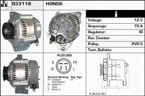 EDR 933118 - Alternator www.molydon.hr