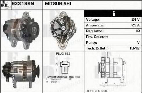 EDR 933189N - Alternator www.molydon.hr