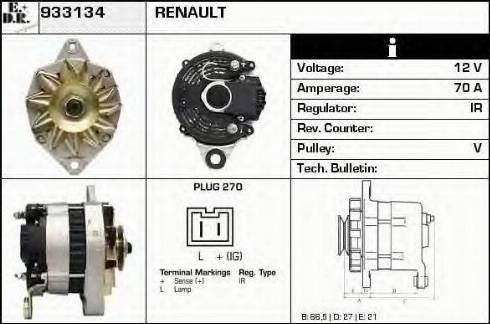 EDR 933134 - Alternator www.molydon.hr