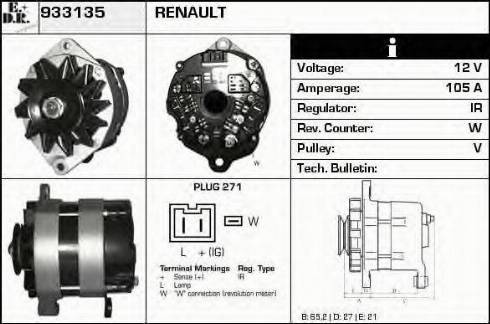 EDR 933135 - Alternator www.molydon.hr