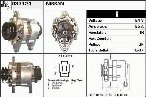 EDR 933124 - Alternator www.molydon.hr