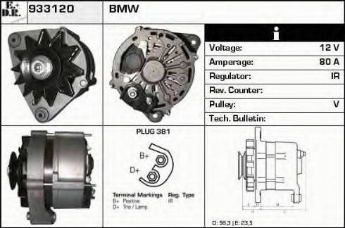 EDR 933120 - Alternator www.molydon.hr