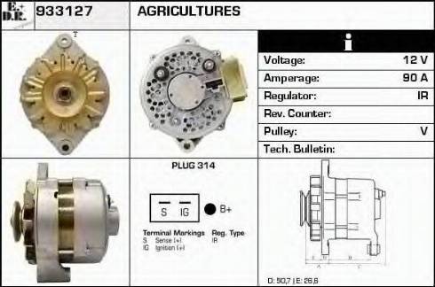 EDR 933127 - Alternator www.molydon.hr