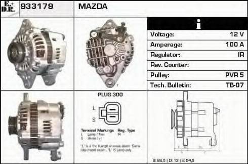 EDR 933179 - Alternator www.molydon.hr