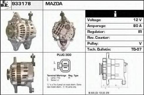 EDR 933178 - Alternator www.molydon.hr