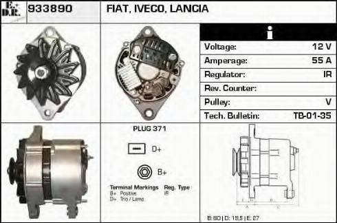 EDR 933890 - Alternator www.molydon.hr