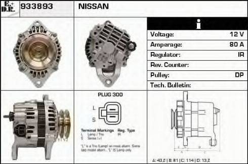 EDR 933893 - Alternator www.molydon.hr