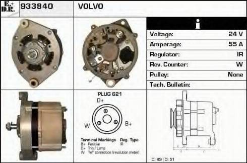 EDR 933840 - Alternator www.molydon.hr