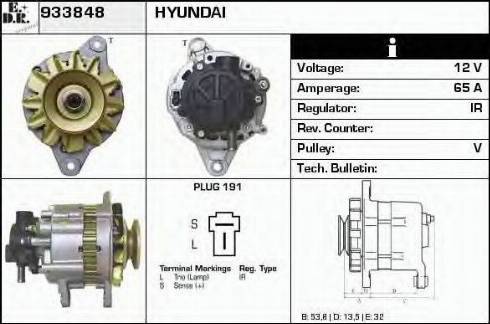 EDR 933848 - Alternator www.molydon.hr