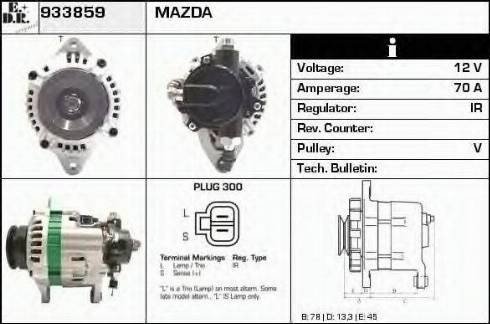 EDR 933859 - Alternator www.molydon.hr