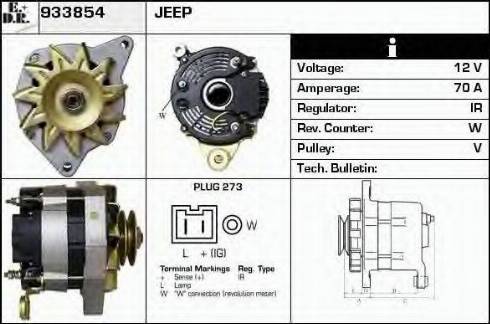 EDR 933854 - Alternator www.molydon.hr