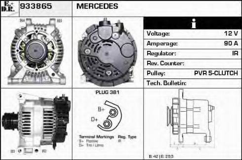 EDR 933865 - Alternator www.molydon.hr