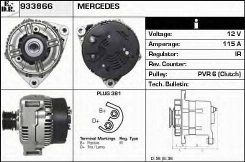 EDR 933866 - Alternator www.molydon.hr