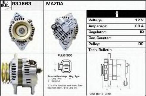 EDR 933863 - Alternator www.molydon.hr