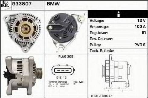 EDR 933807 - Alternator www.molydon.hr