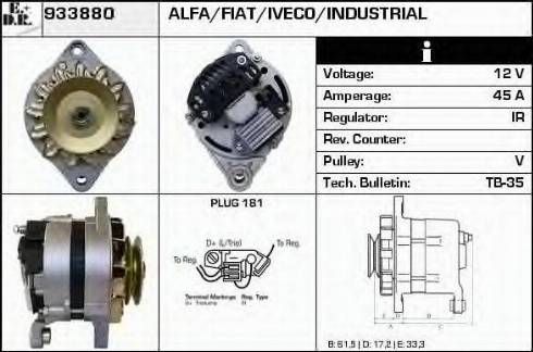 EDR 933880 - Alternator www.molydon.hr