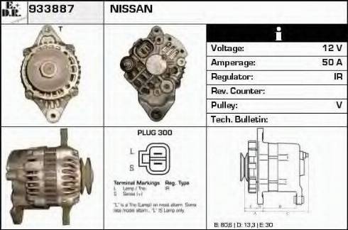 EDR 933887 - Alternator www.molydon.hr