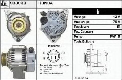 EDR 933839 - Alternator www.molydon.hr