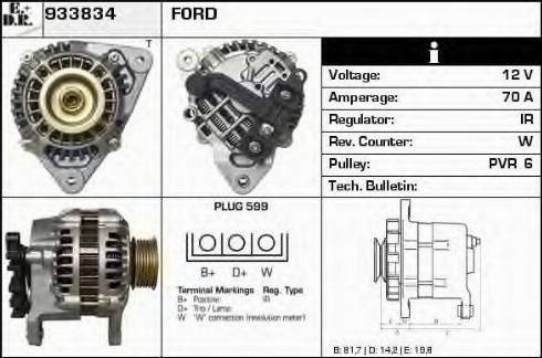 EDR 933834 - Alternator www.molydon.hr