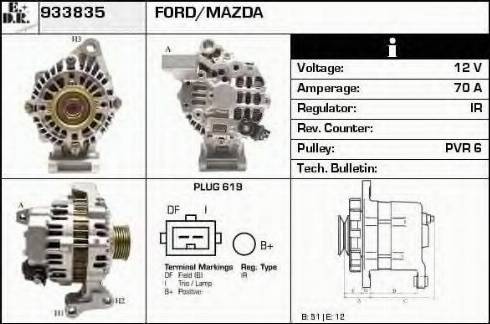 EDR 933835 - Alternator www.molydon.hr