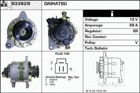 EDR 933829 - Alternator www.molydon.hr