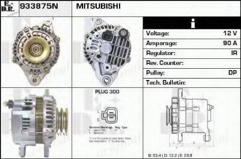 EDR 933875N - Alternator www.molydon.hr