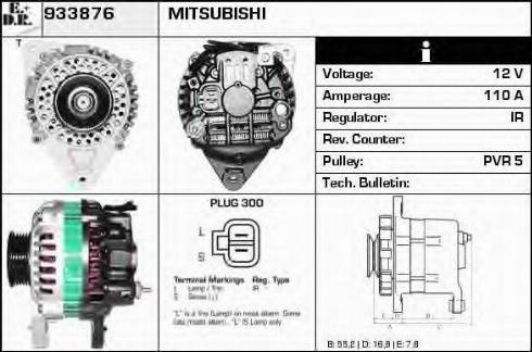 EDR 933876 - Alternator www.molydon.hr