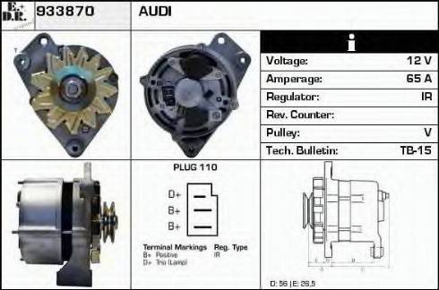 EDR 933870 - Alternator www.molydon.hr