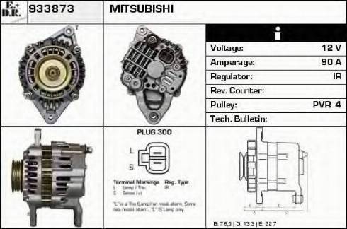 EDR 933873 - Alternator www.molydon.hr