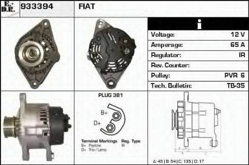 EDR 933394 - Alternator www.molydon.hr