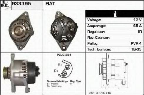 EDR 933395 - Alternator www.molydon.hr