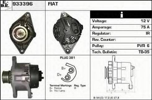 EDR 933396 - Alternator www.molydon.hr