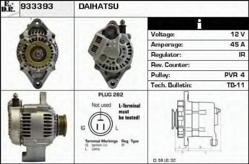 EDR 933393 - Alternator www.molydon.hr